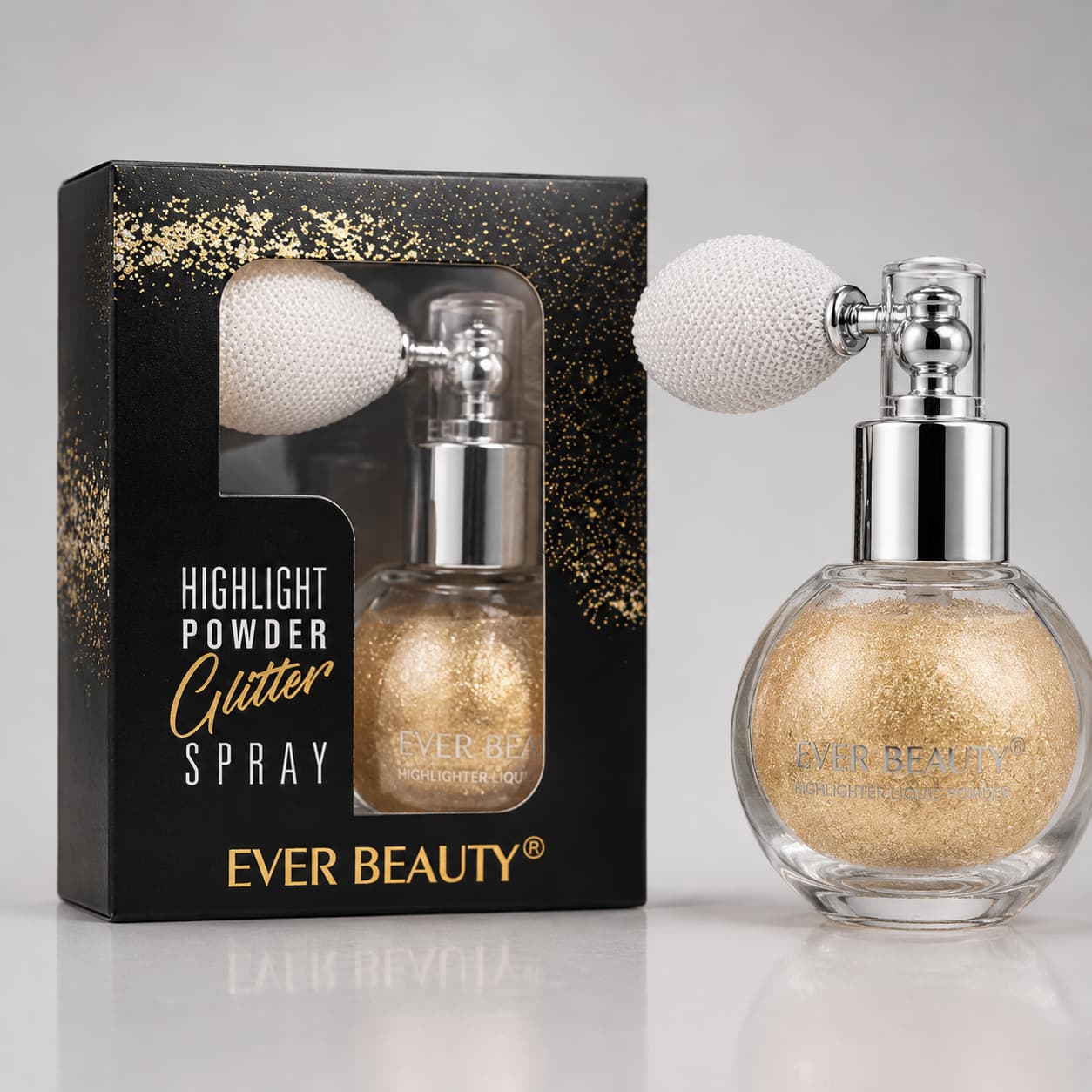 highlight powder glitter spray ever beauty